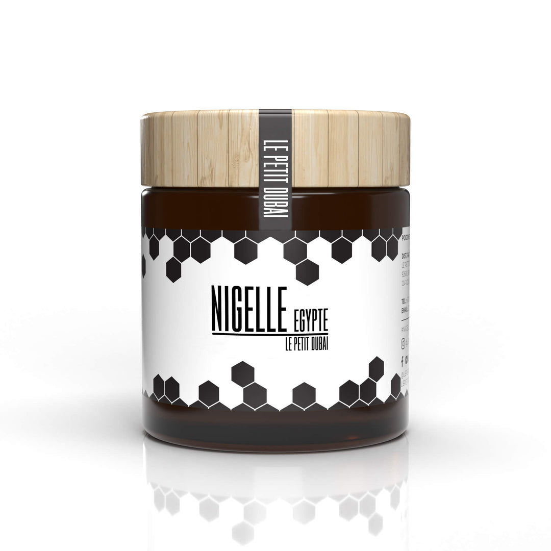 Pot de miel de nigelle d´Egypte 250g