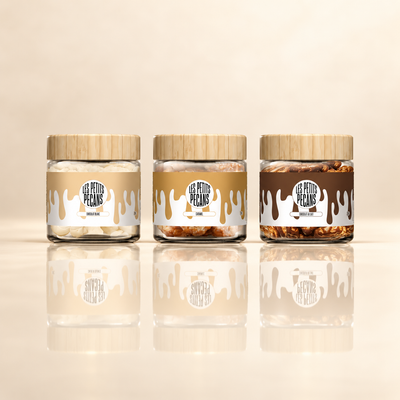 Pack Trio Les Petits Pécans - 3 Saveurs (Spéculos, Chocolat au Lait & Chocolat Blanc)