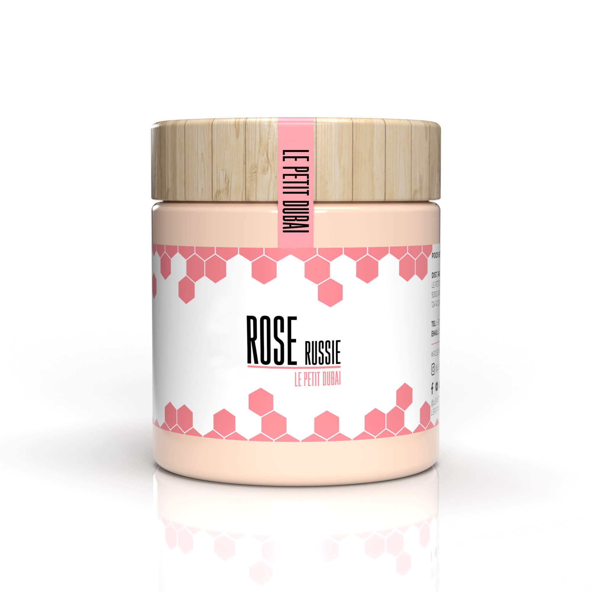 Pot de miel rose de Russie 250g