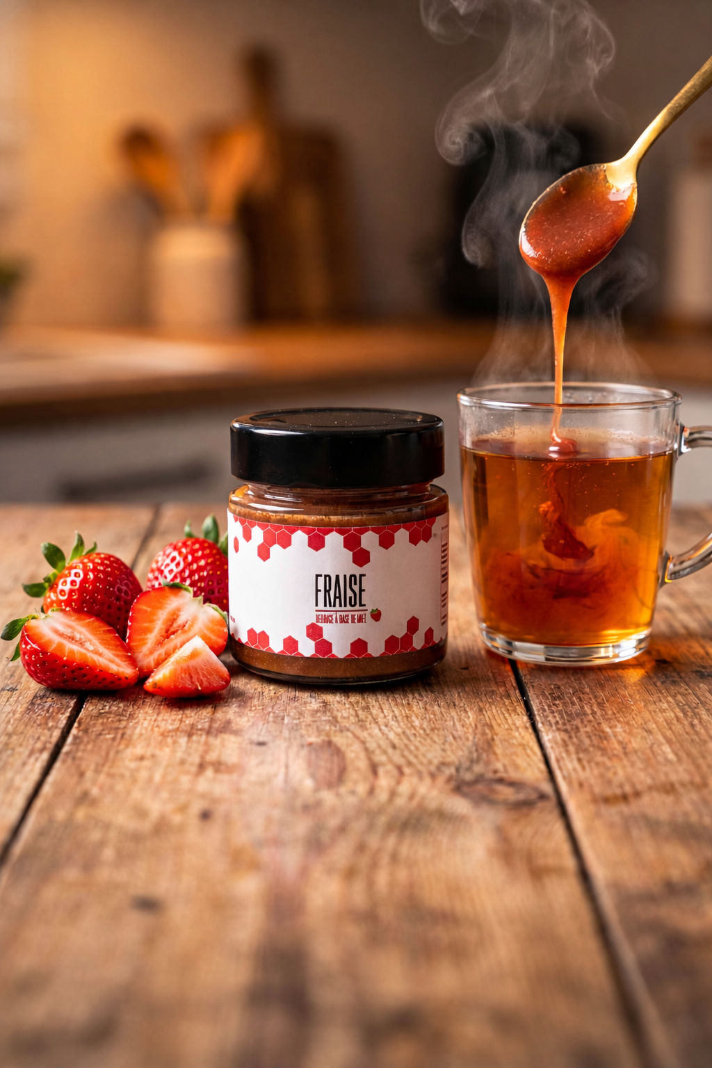 Miel aromatisé - Fraise